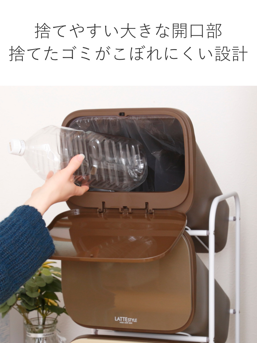 RISU(リス) ゴミ箱 5段 Nラテスタイル スタンドダストボックス RISU(リス) ゴミ箱 5段 Nラテスタイル スタンドダストボックス