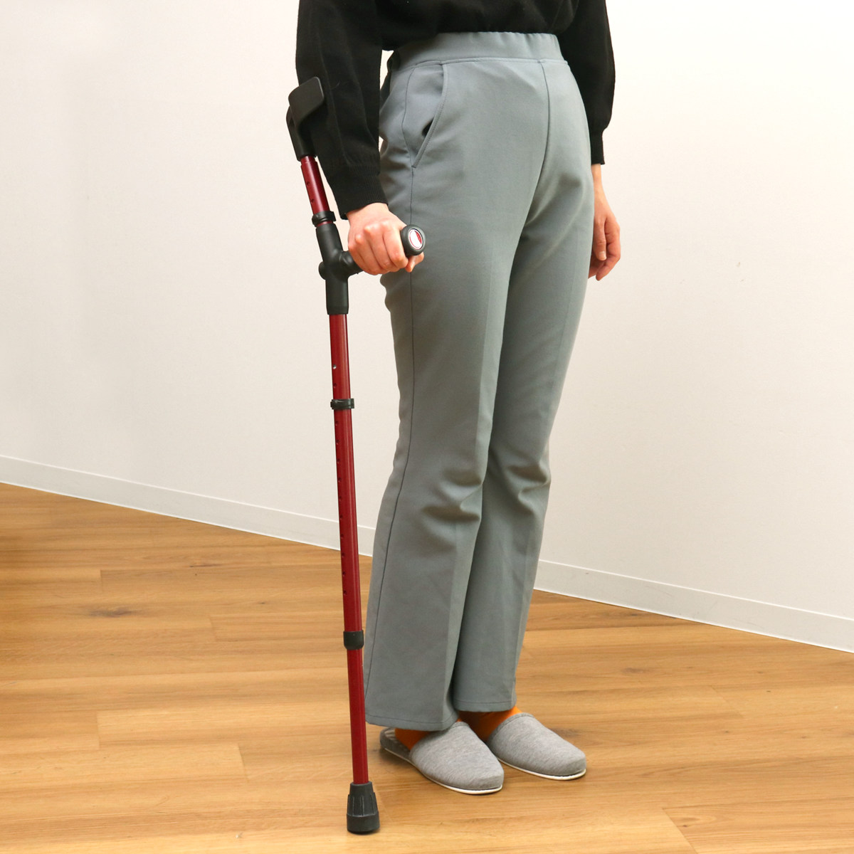 杖 前腕部支持型杖 オールニーズクラッチ U型 右手用 非課税