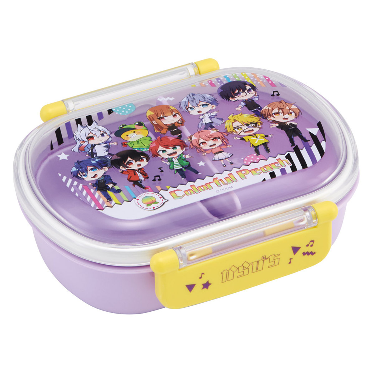 スケーター 弁当箱 360ml 1段 抗菌ふわっとタイトランチ カラフル