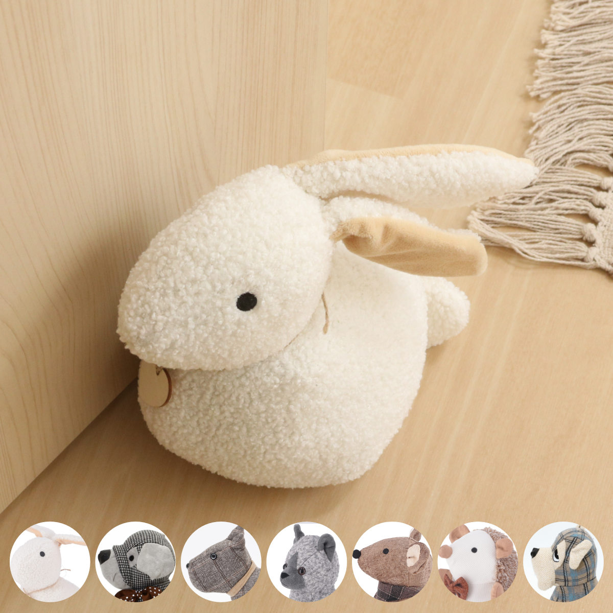 不二貿易（Fuji Boeki） ドアストッパー アニマルドアストッパー 約1kg