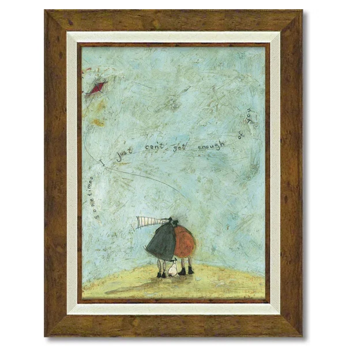 アートフレーム サムトフト 37.5×47.5cm ゴールド 木目 アンティーク