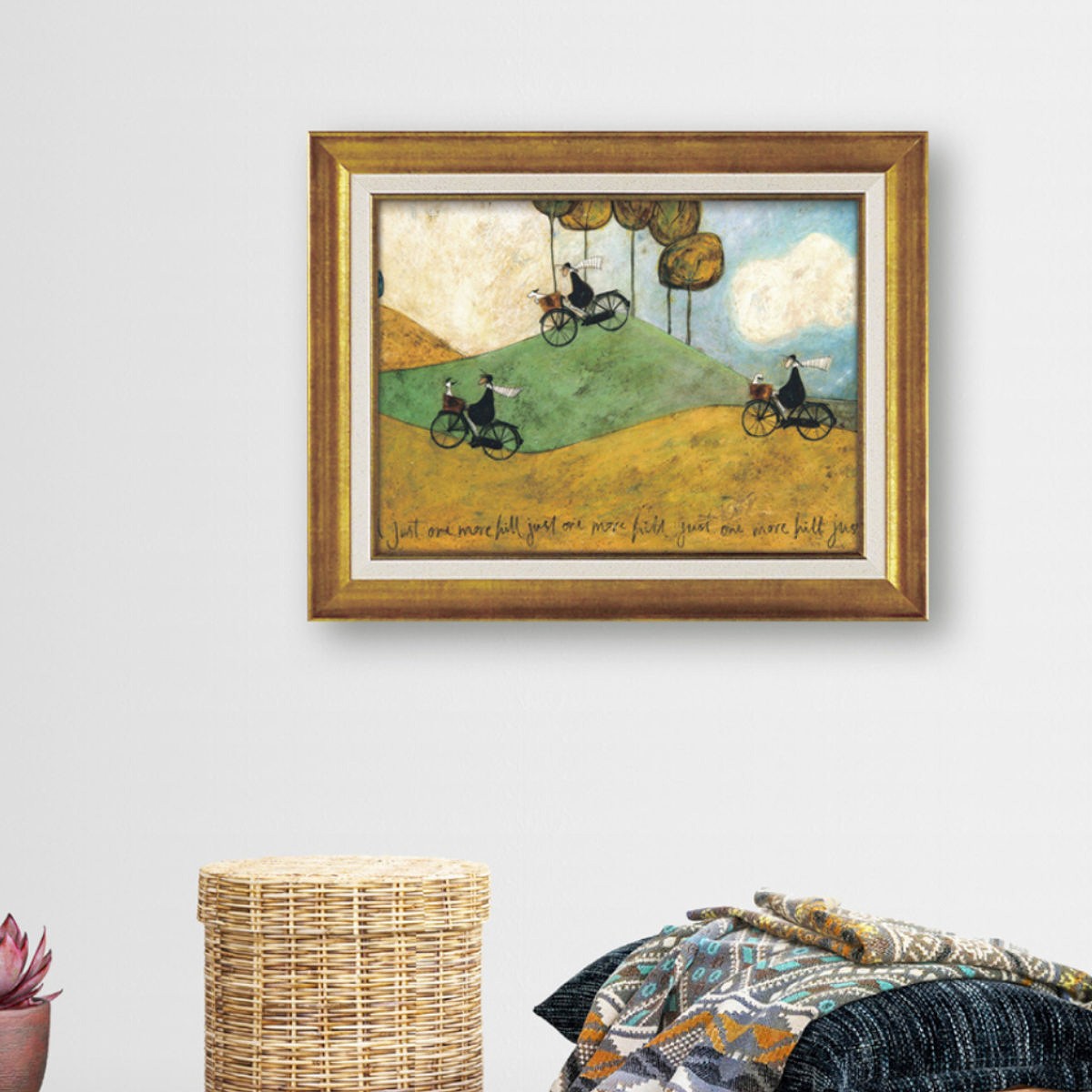 アートフレーム サムトフト 47.5×37.5cm ゴールド 木目 アンティーク