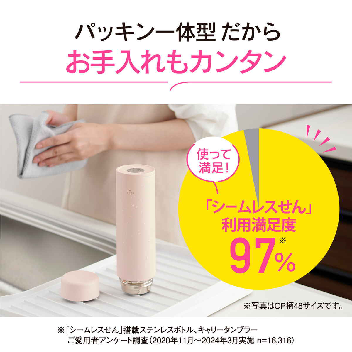 象印（ZOJIRUSHI） 水筒 480ml ステンレスマグ スクリュータイプ