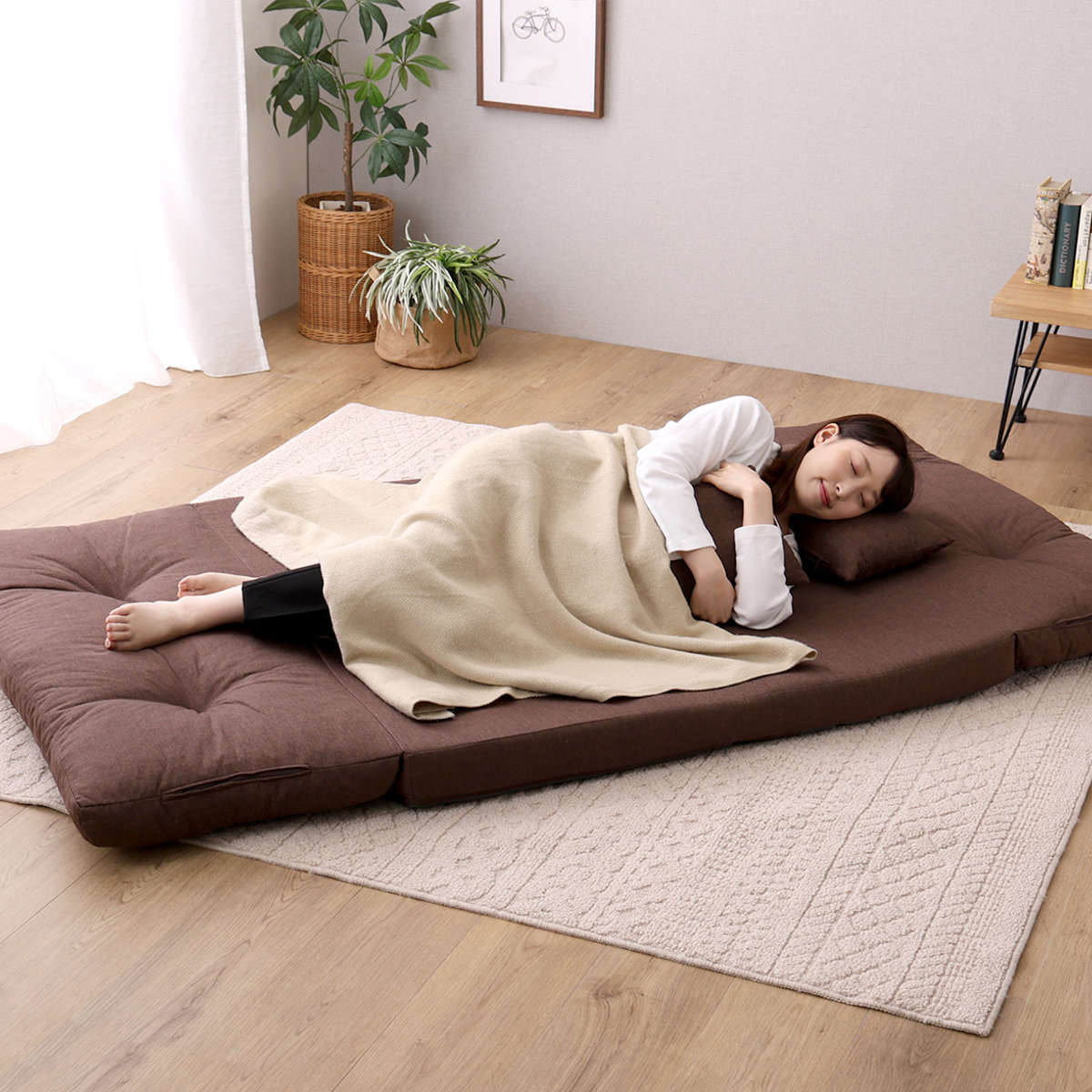 ホームテイスト（HOME taste） 座椅子 2人掛け 3wayソファ 幅110cm