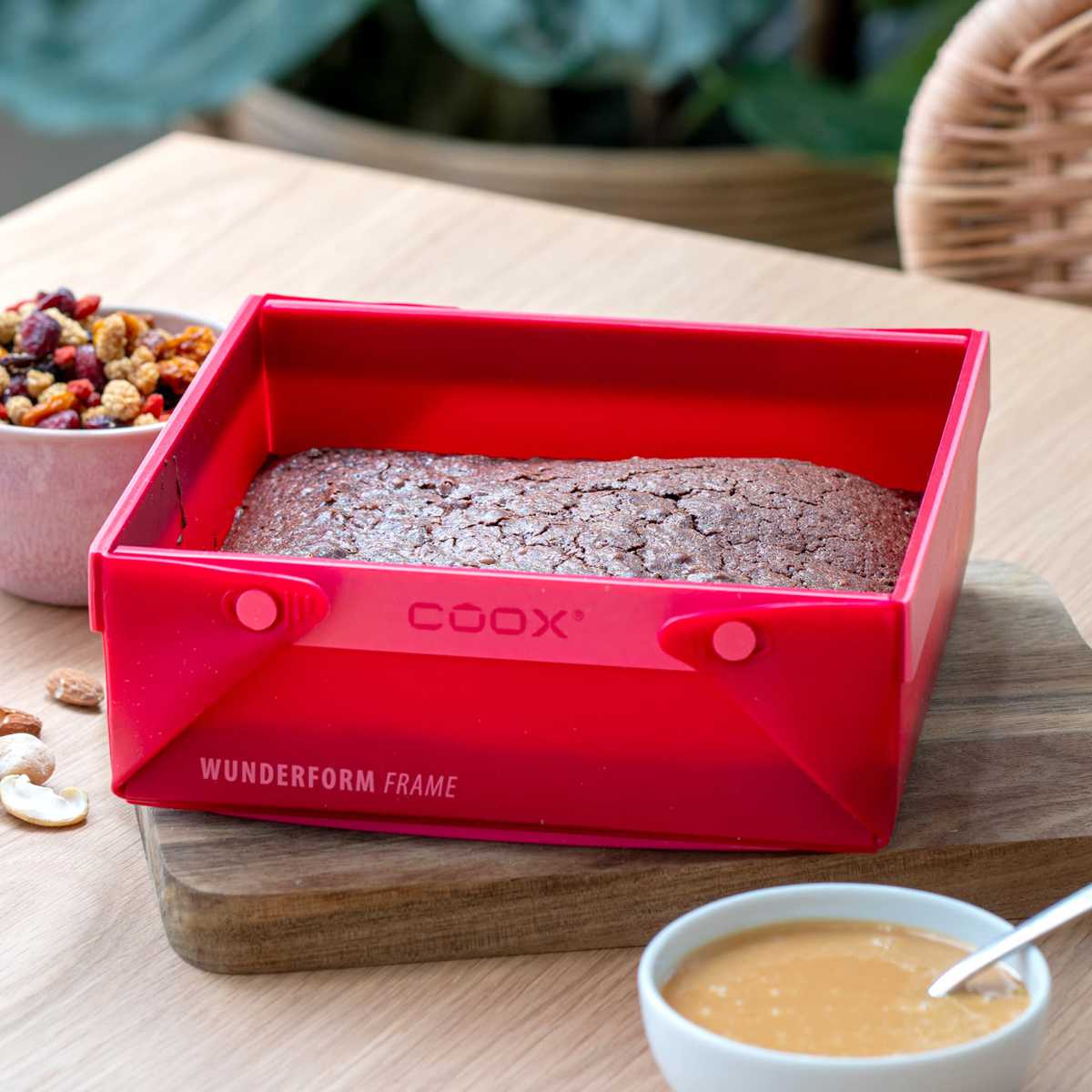 ケーキ型 coox 洗いやすい たためる焼き型 SQ （ シリコーン オーブン