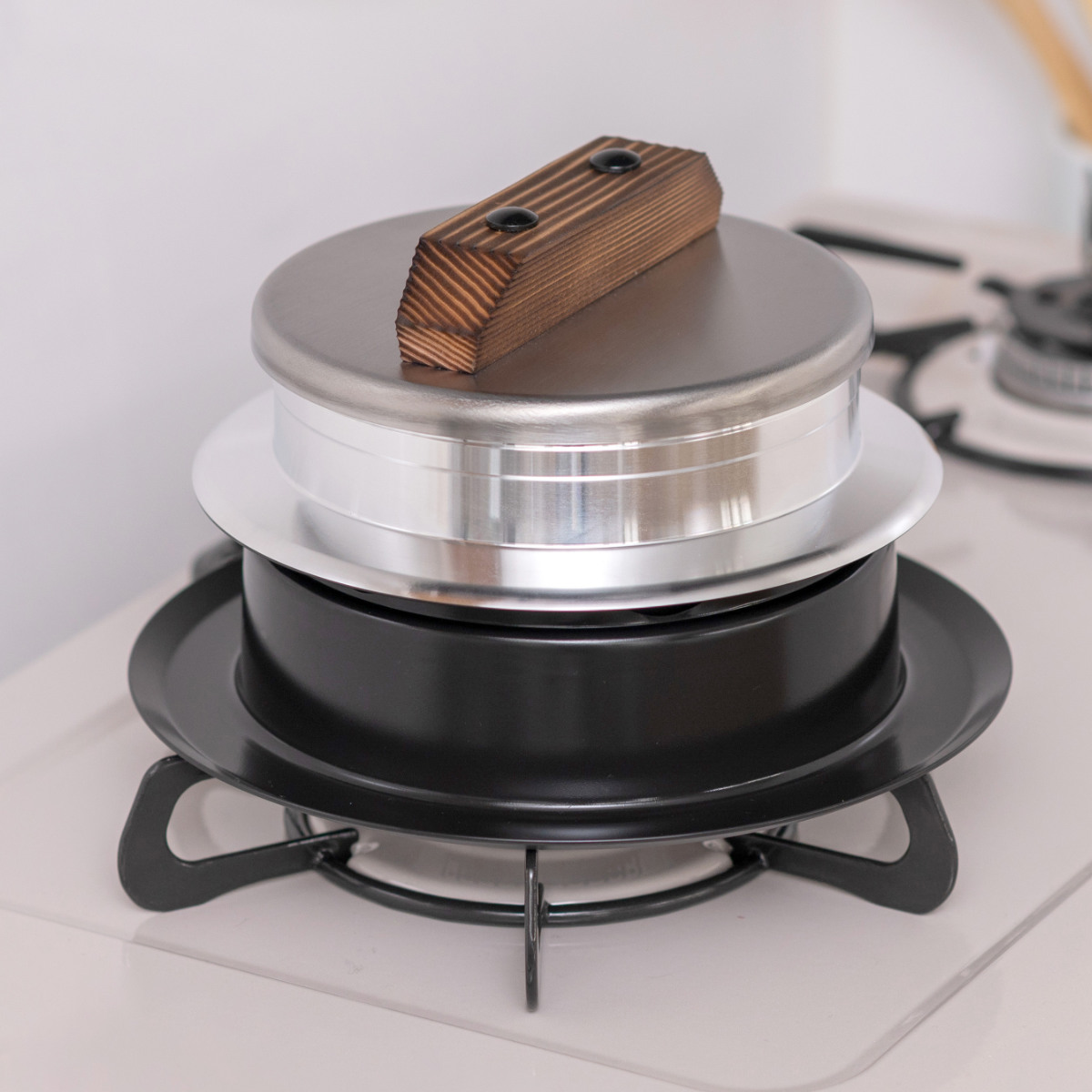 ウルシヤマ金属工業 炊飯鍋 2合炊き ガス火専用 謹製 釜炊き三昧 極