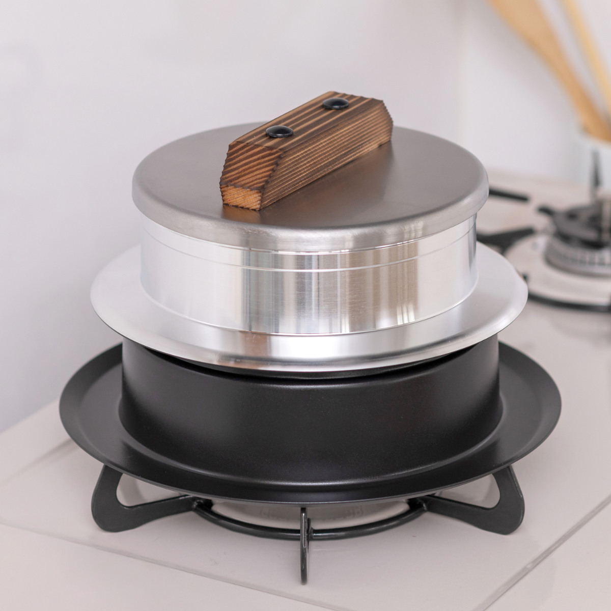 ウルシヤマ金属工業 炊飯鍋 3合炊き ガス火専用 謹製 釜炊き三昧 極