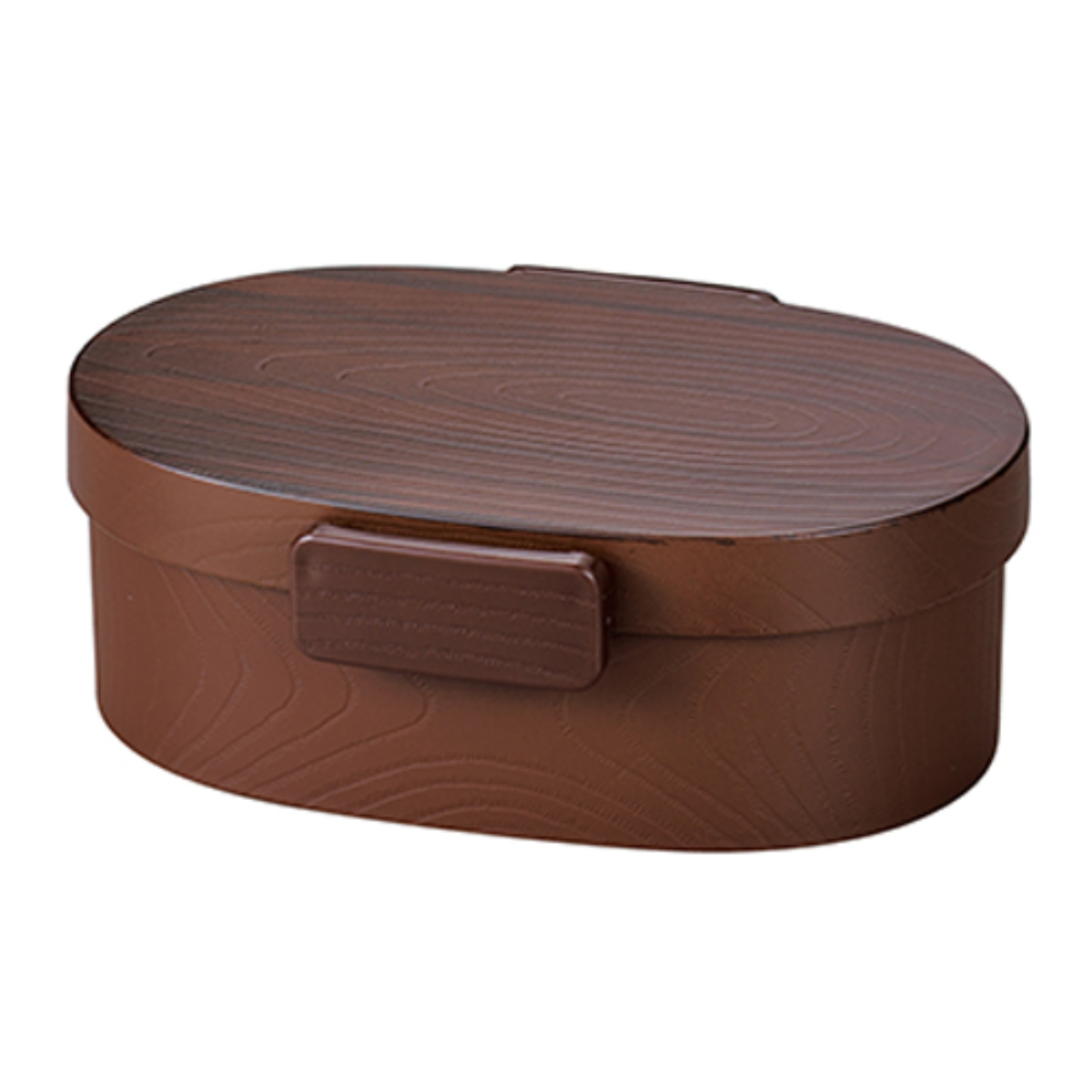 HAKOYA 弁当箱 さっと洗えるお弁当箱 プレミアム 木目小判弁当 小