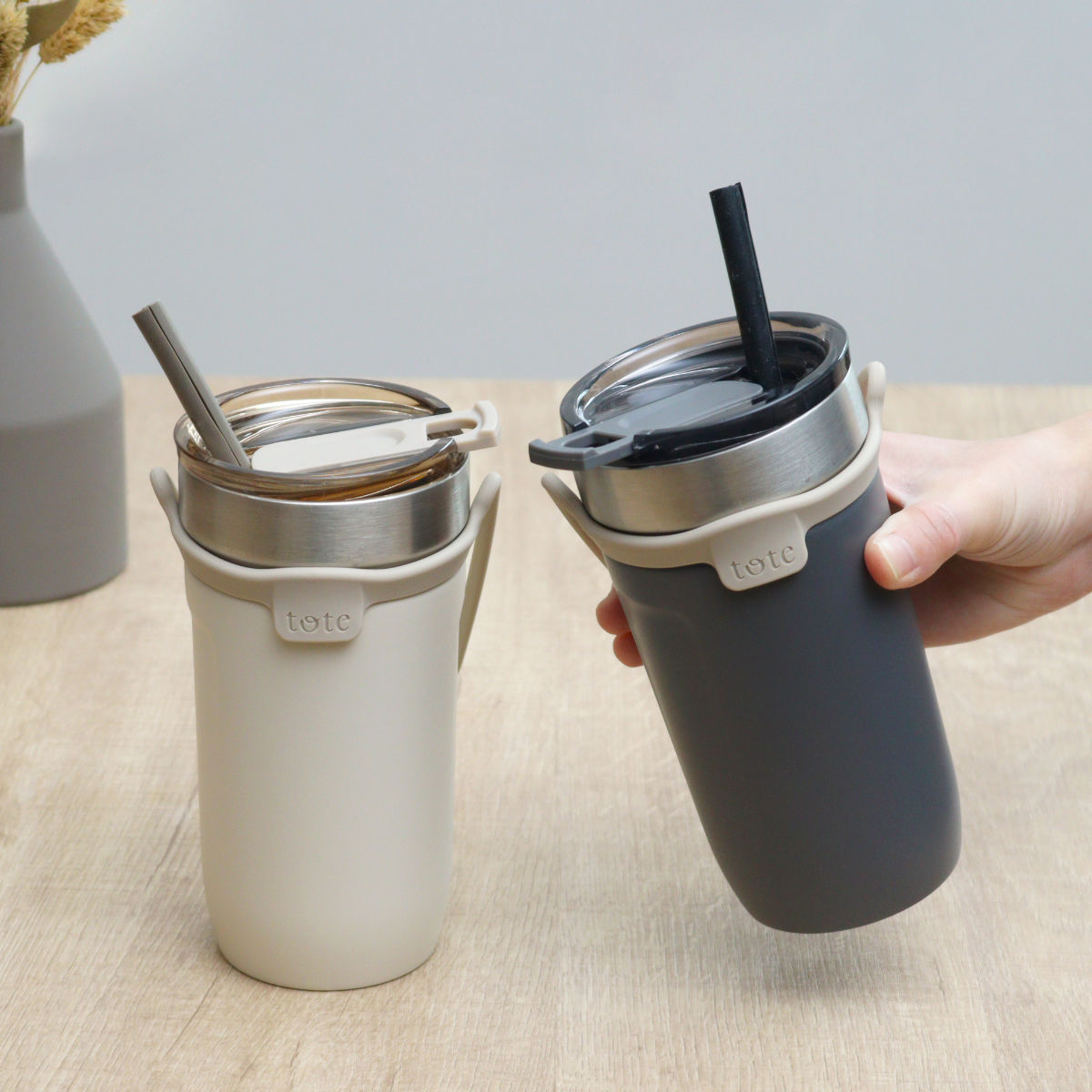 和平フレイズ タンブラー トート ストローボトル520ml 水筒 （ 保温