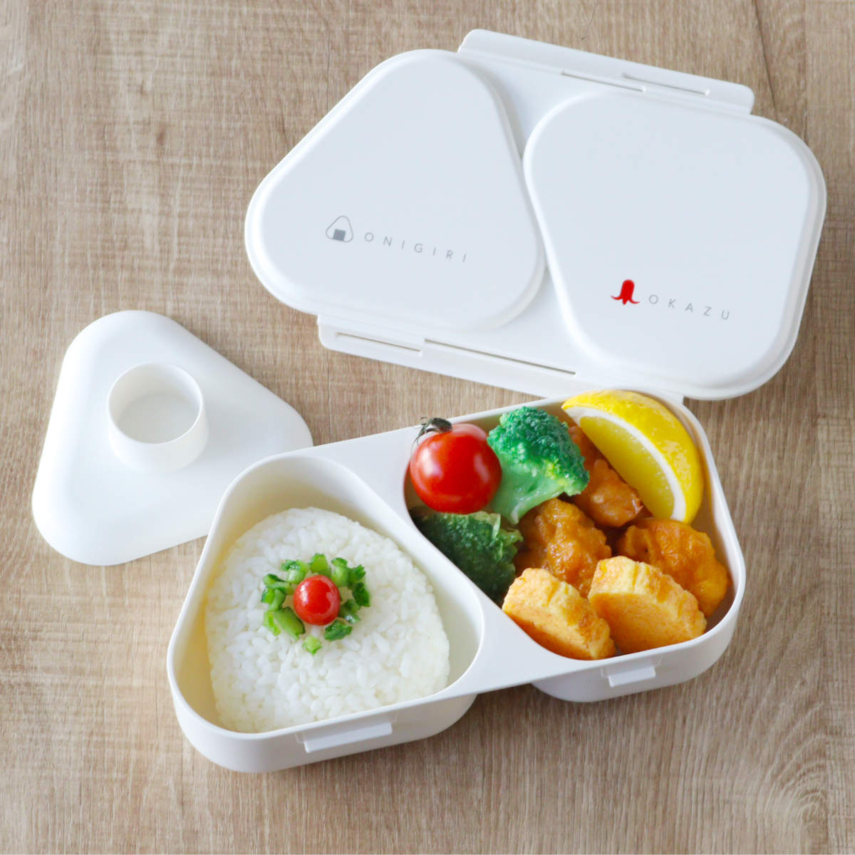 OSK（オーエスケー） 弁当箱 おにぎりランチケース大 625ml