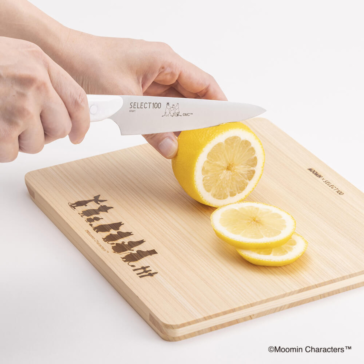 SELECT100 まな板 23×21cm SELECT100×ムーミン ひのき製 日本製