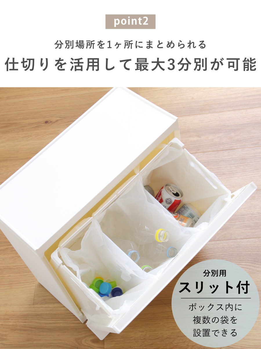 特典付き ゴミ箱 SOLOW 通路で使えるペダ...の詳細画像4
