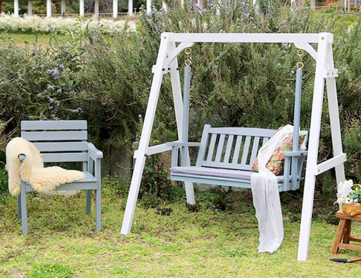 ベンチ 天然木製ベンチ 幅60cm Elan エラン （ 木製 屋外 ウッドチェア