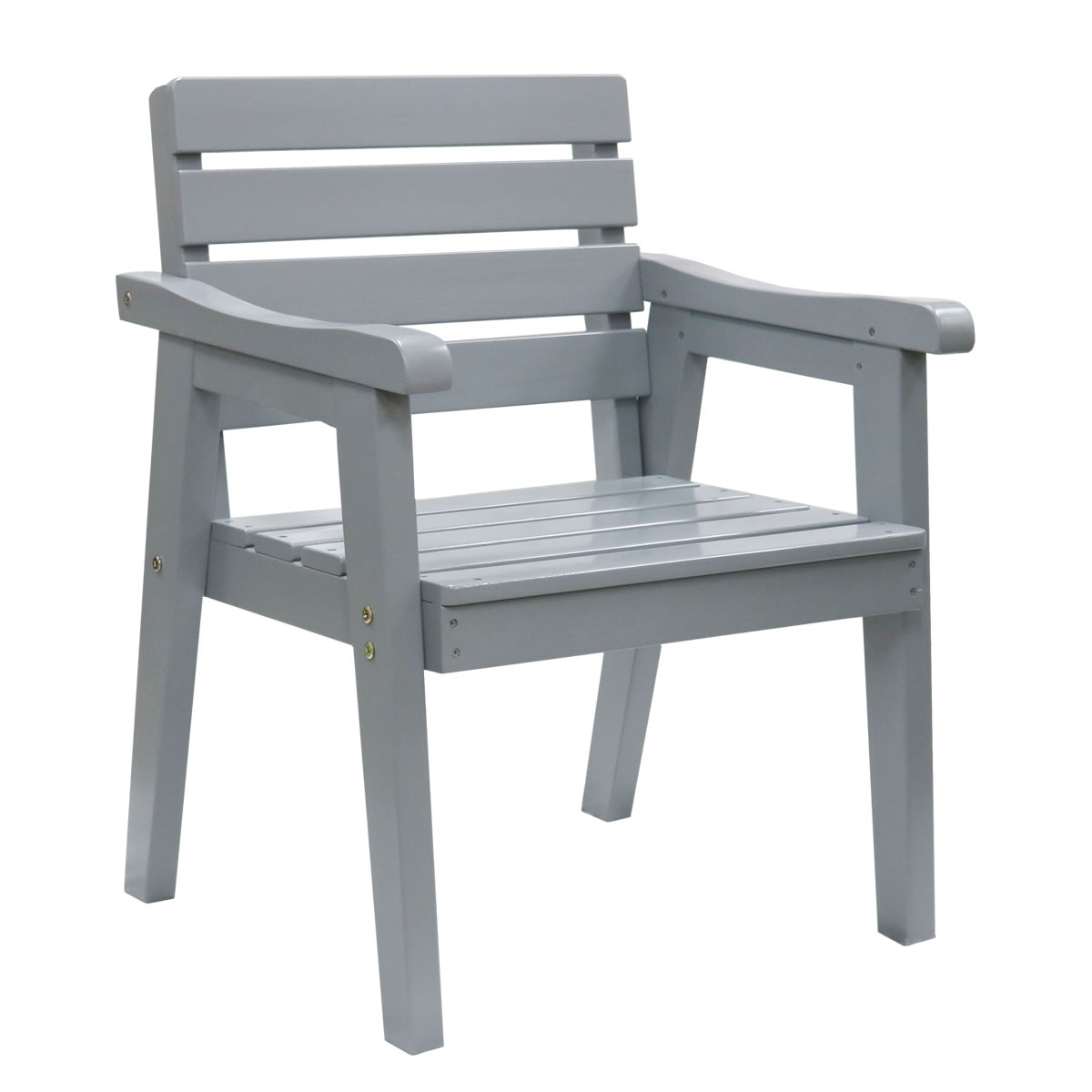 シンプルな木製ベンチ グレー ベンチ 天然木製ベンチ 幅60cm Elan エラン （ 木製 屋外 ウッドチェア