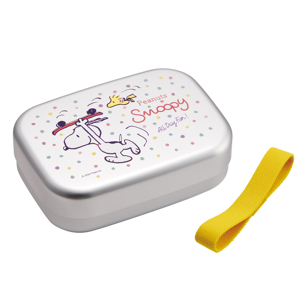 スケーター 弁当箱 370ml アルミ弁当箱 スヌーピー スケートボード