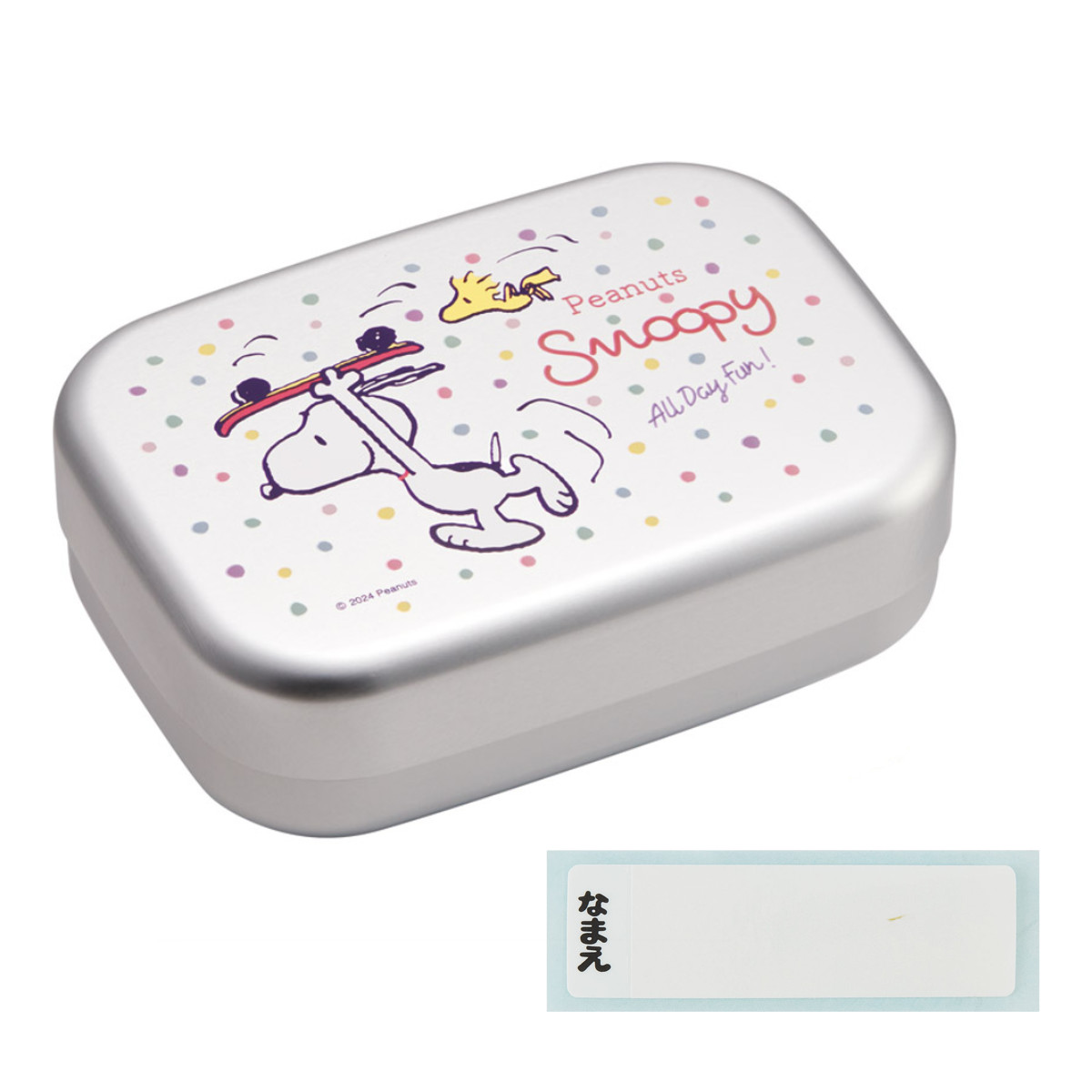 スケーター 弁当箱 370ml アルミ弁当箱 スヌーピー スケートボード