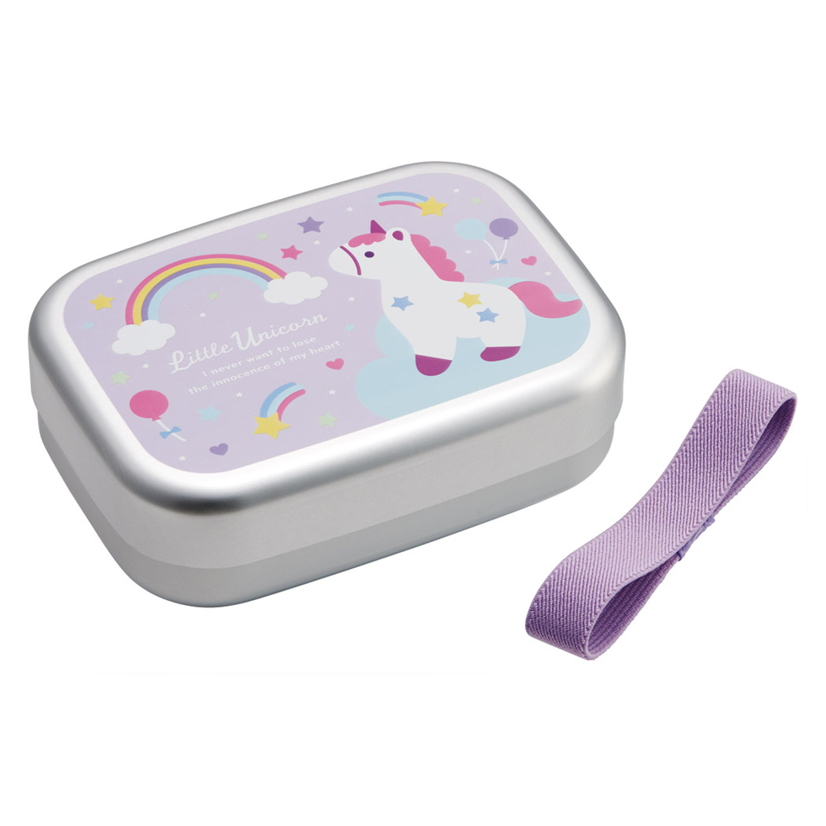 スケーター 弁当箱 370ml アルミ弁当箱 リトルユニコーン