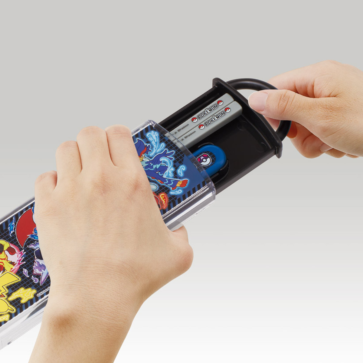 スケーター コンビセット 抗菌箸スプーンコンビセット ポケモン25