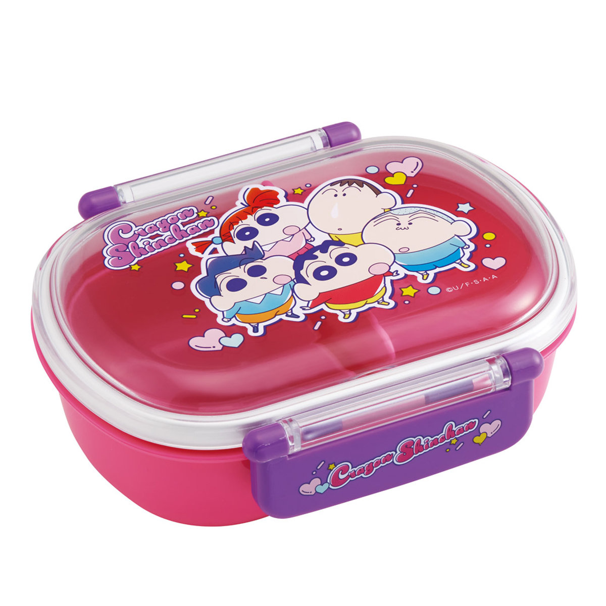 スケーター 弁当箱 1段 360ml 抗菌ふわっとタイトランチ クレしん25