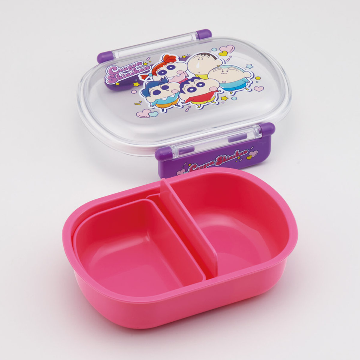 スケーター 弁当箱 1段 360ml 抗菌ふわっとタイトランチ クレしん25