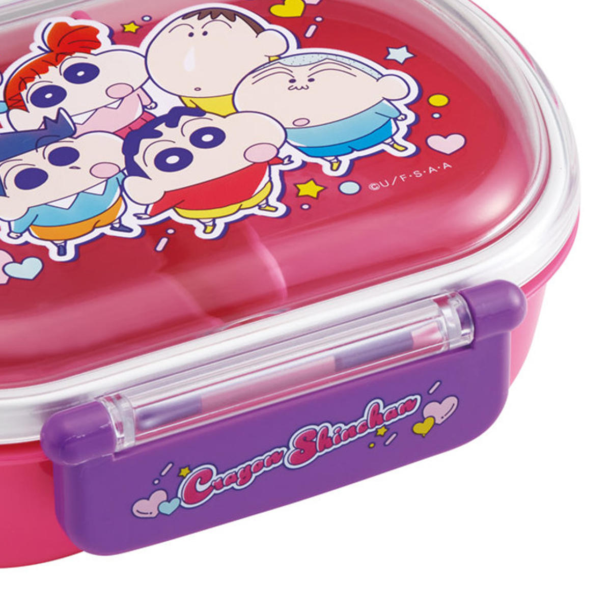 スケーター 弁当箱 1段 360ml 抗菌ふわっとタイトランチ クレしん25