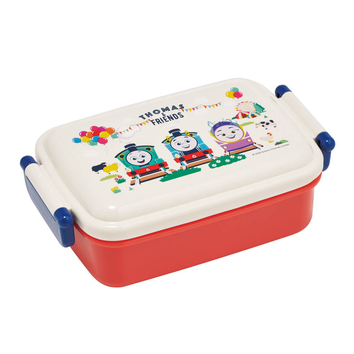 スケーター 弁当箱 1段 450ml 抗菌ふわっとタイトランチ トーマス