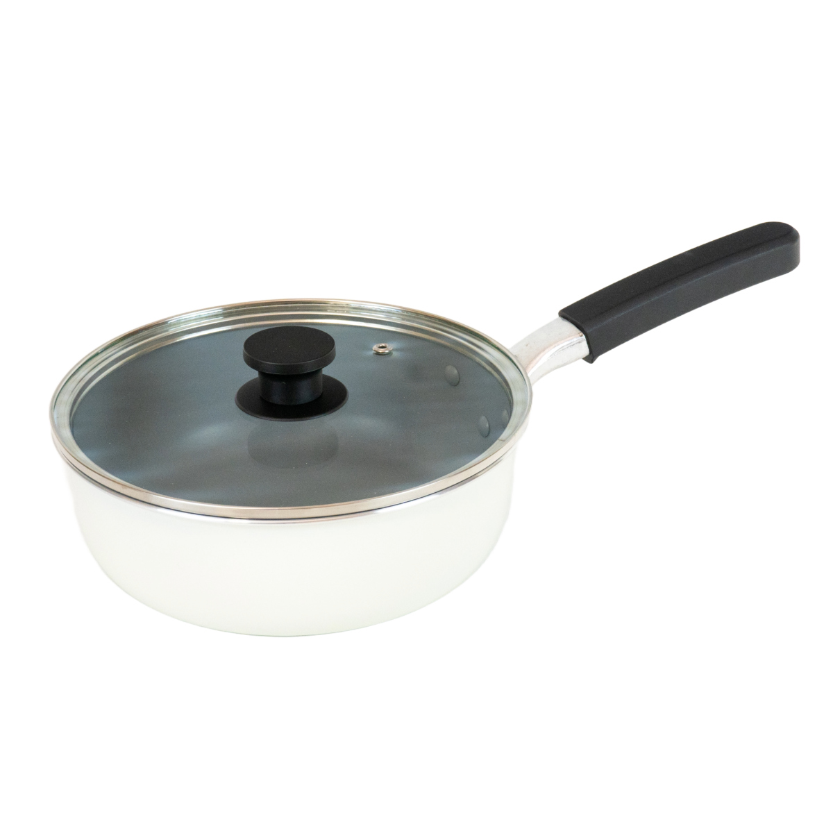 rinto フライパン 20cm IH対応 深型 蓋付き 外面ホーロー加工 （ ガス