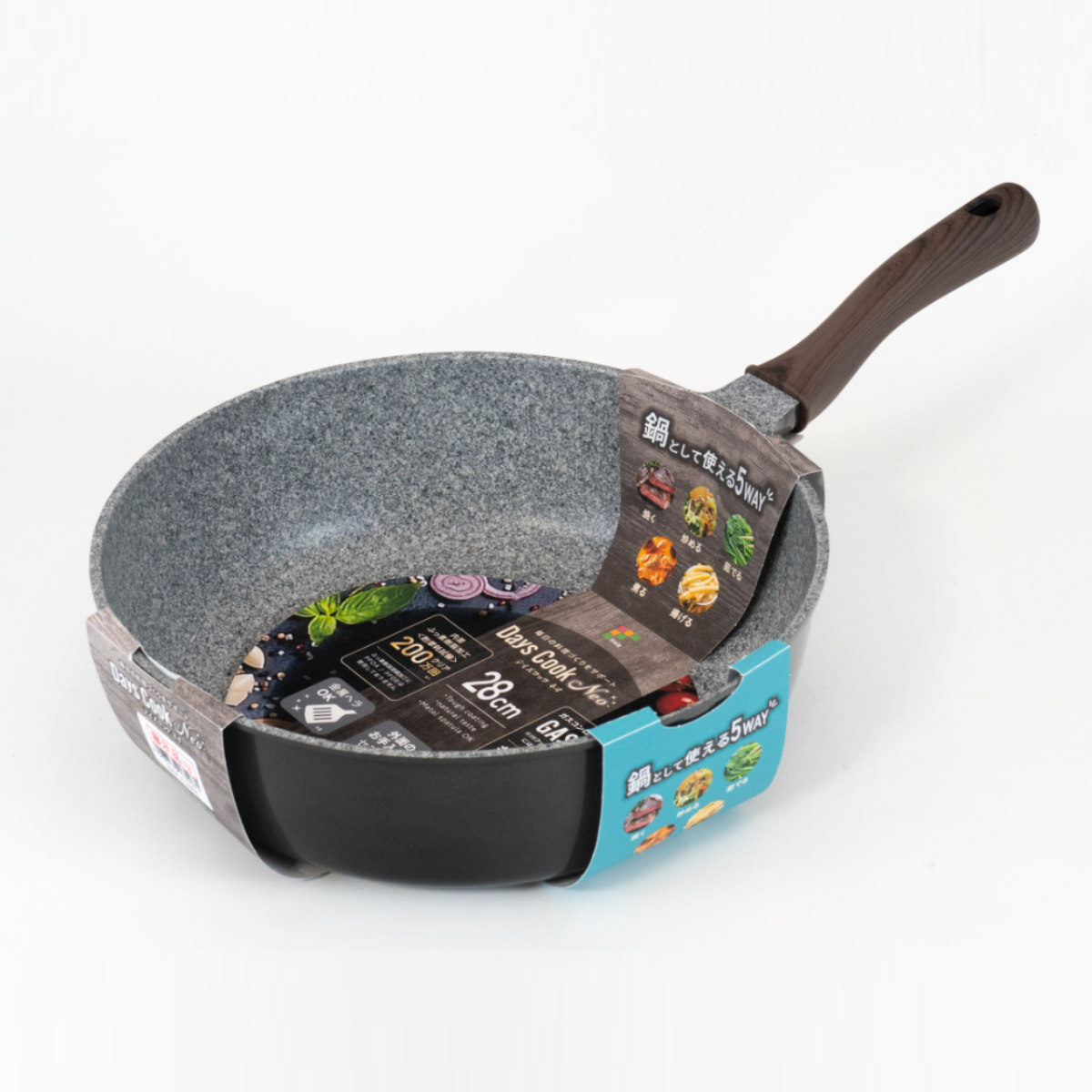 和平フレイズ フライパン 28cm 深型 ガス火専用 デイズクックNeo 超