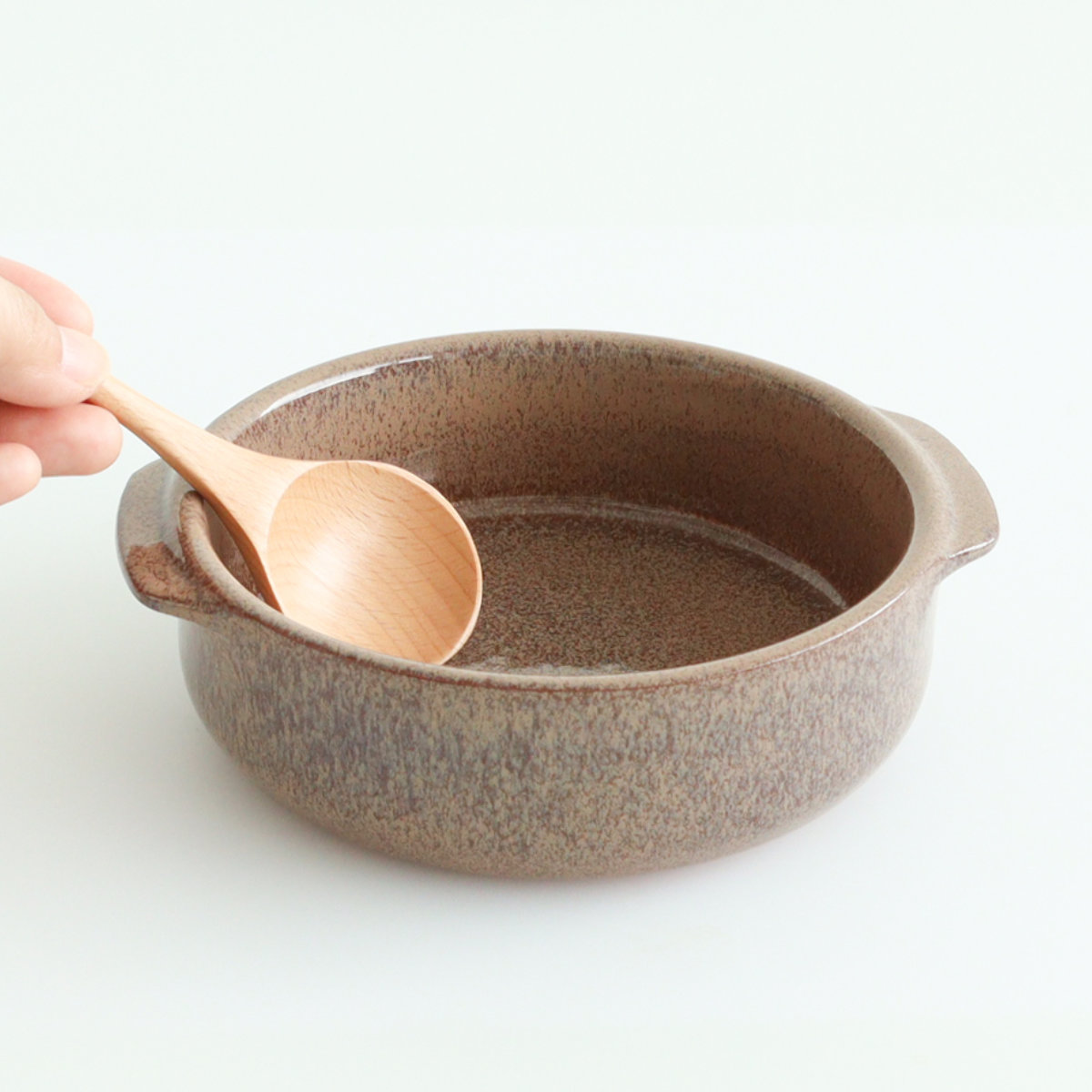 キャセロール M.STYLE エルモ 両手キャセロール 15.8cm （ 陶器 700ml