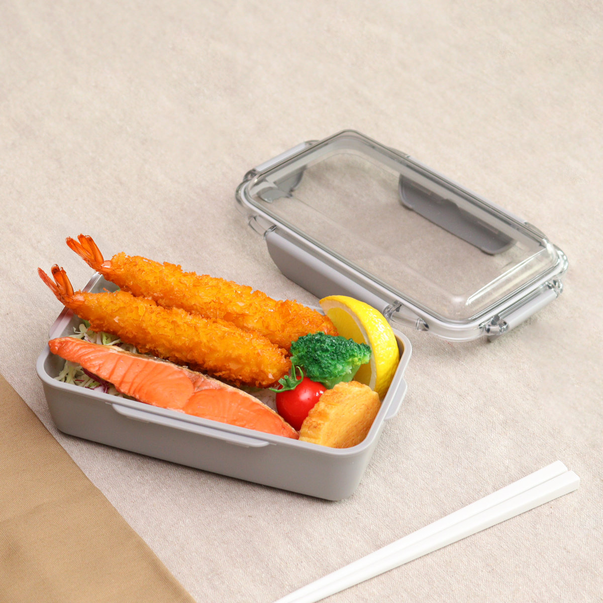 OSK（オーエスケー） 弁当箱 500ml カームカラー ランチボックス 仕切