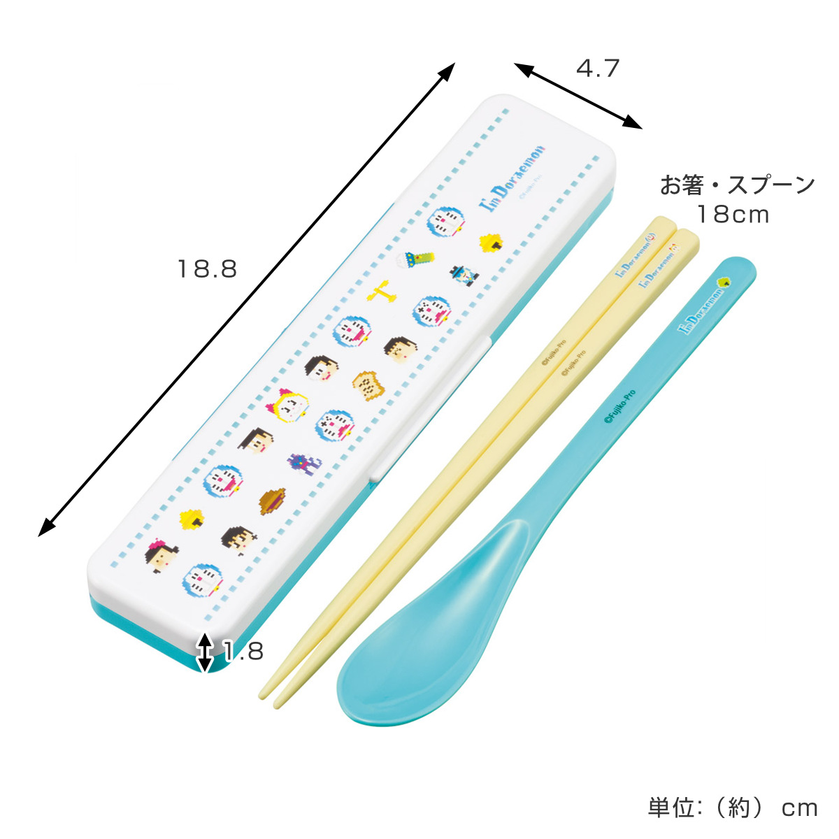 スケーター 抗菌コンビセット ドラえもんドット （ 食洗機対応 18