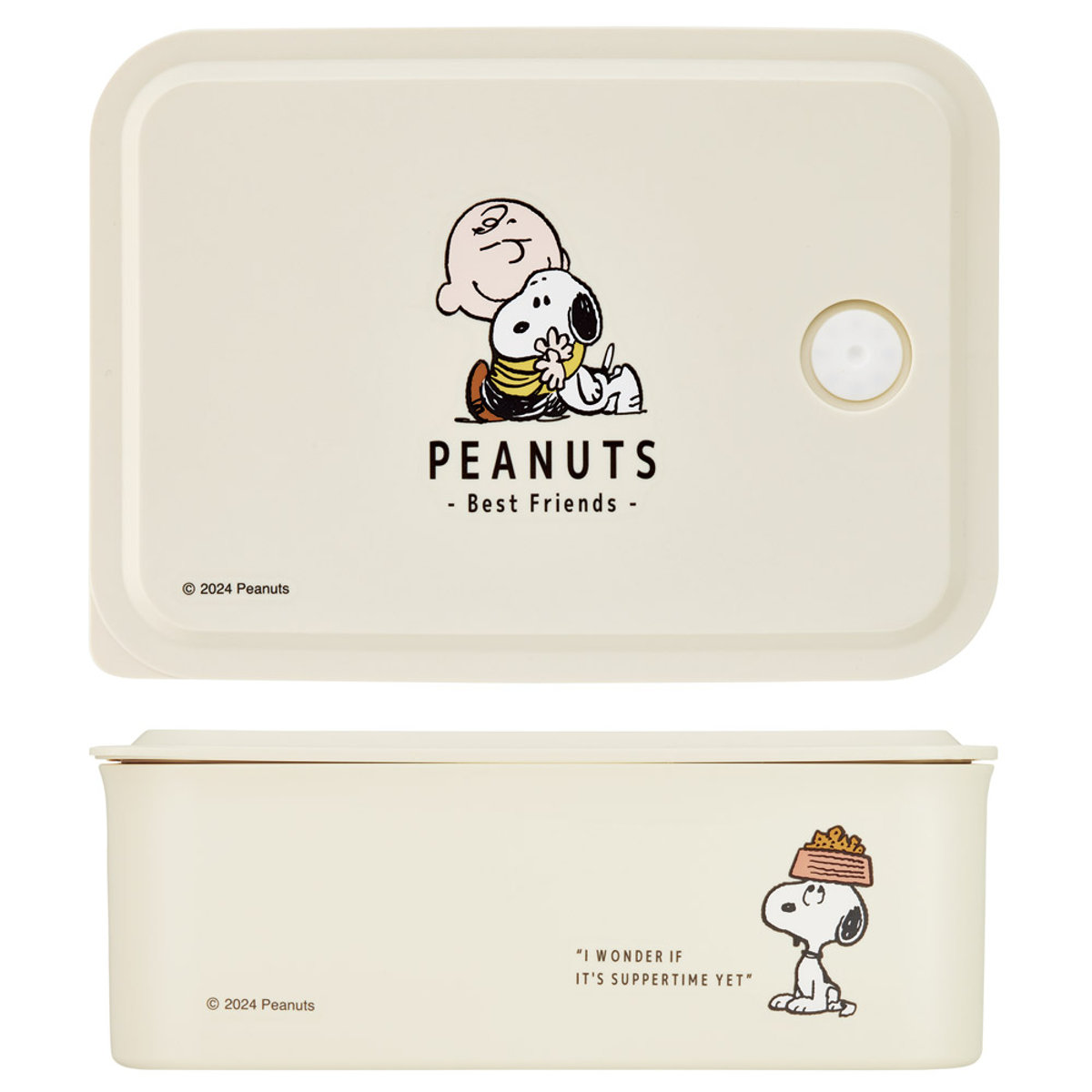 スケーター 弁当箱 1段 700ml 行楽ランチケースM スヌーピー バッジ