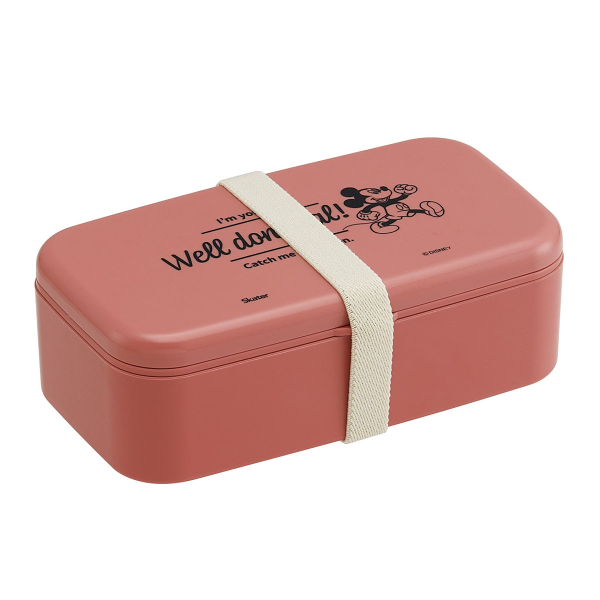 スケーター 弁当箱 1段 600ml 箸付ランチボックス ミッキーマウス