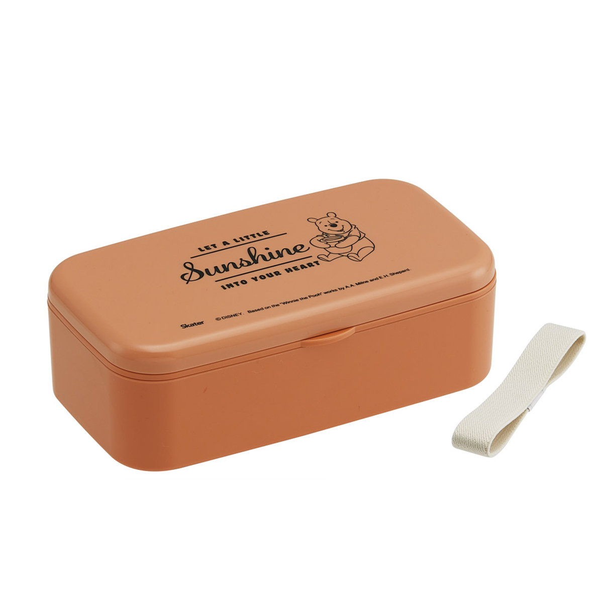 スケーター 弁当箱 1段 600ml 箸付ランチボックス くまのプーさん