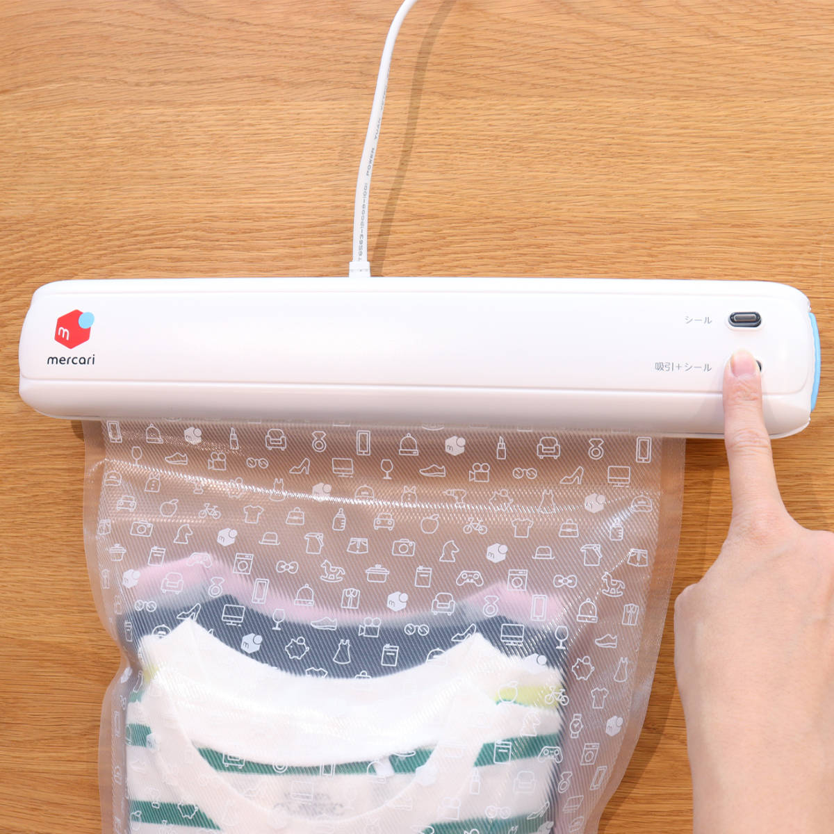 【早い者勝ち】ドリテック(dretec) メルカリ 衣類用圧縮シーラー梱包圧縮機 ドリテック 衣類用圧縮シーラー 公式 メルカリ 梱包 袋 発送