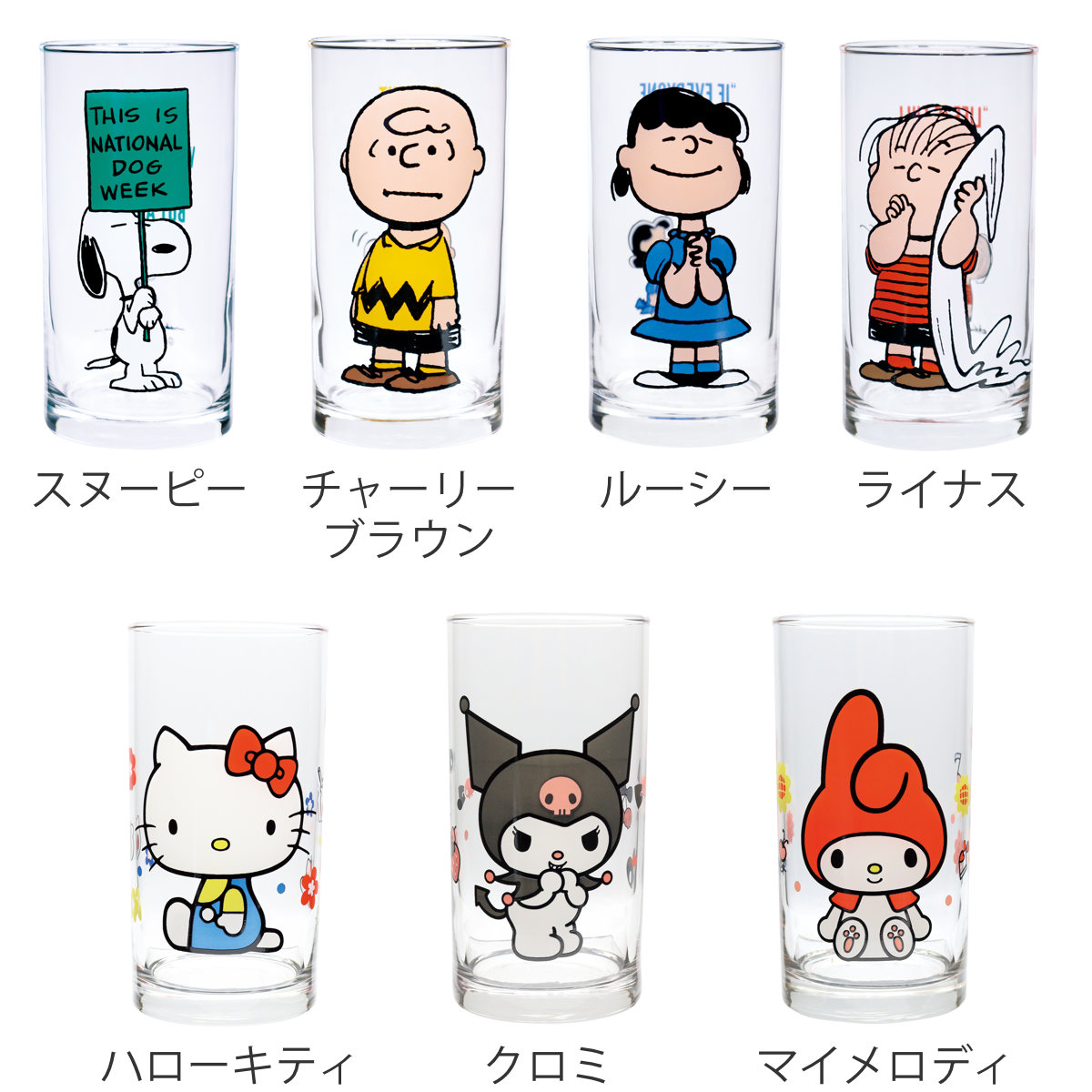 大西賢製販 グラス キャラクター （ 420ml 日本製 ガラス ガラスコップ