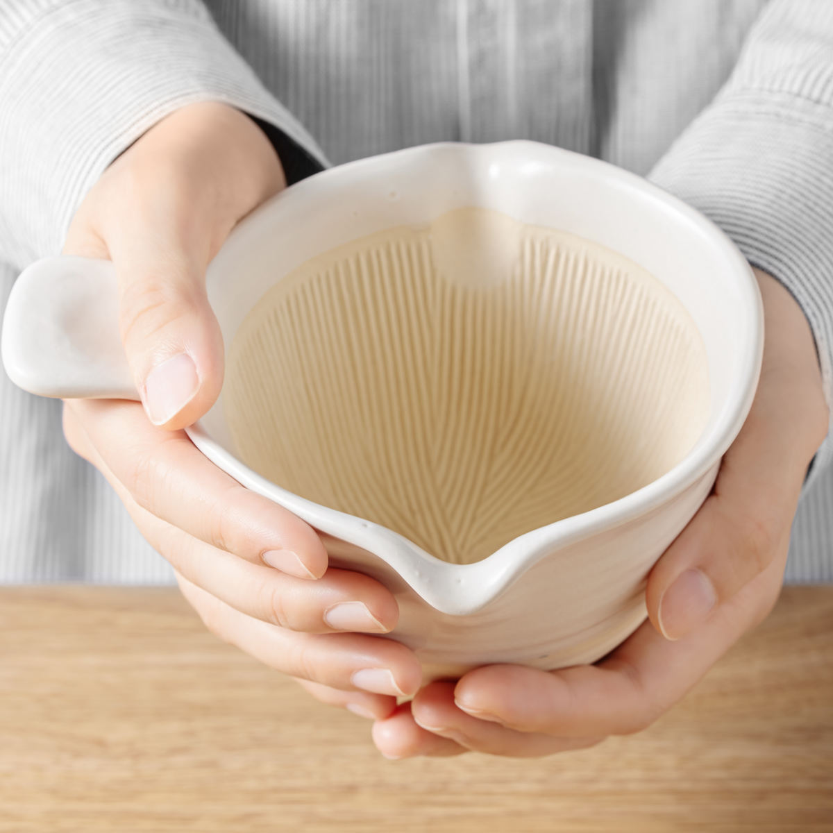 ＆NE ハレとケ 萬古焼 納豆鉢 （ 電子レンジ対応 陶器 日本製 なっとう