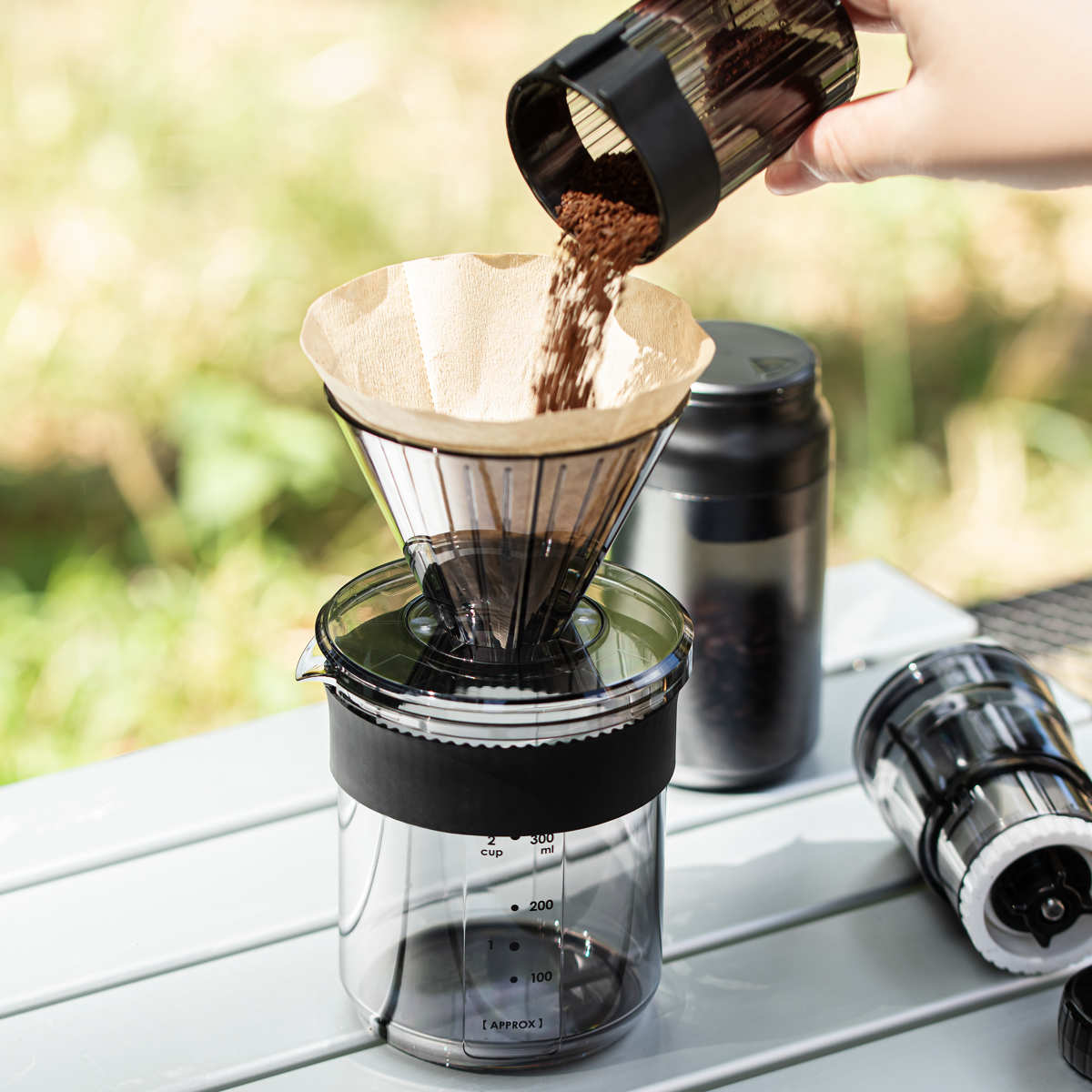 ＆NE ＆NE nikii cafe トライタン ドリッパー＆サーバー （ 430ml 日本