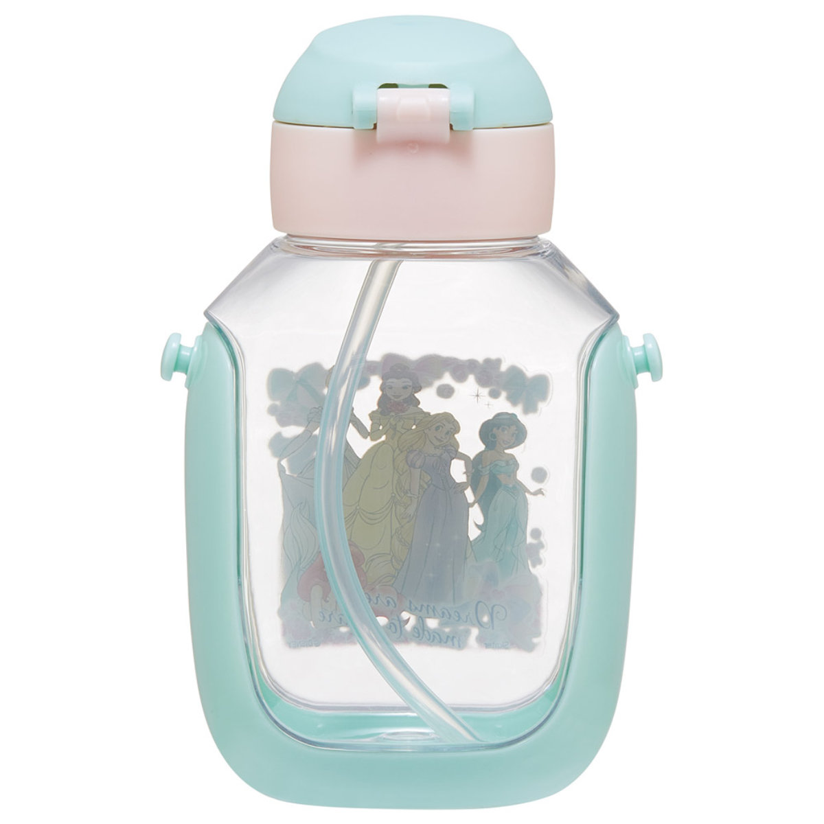 スケーター 水筒 530ml ワンプッシュストローボトル プリンセス25