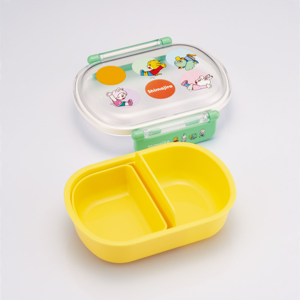 スケーター 弁当箱 1段 360ml 抗菌ふわっとタイトランチ しまじろう