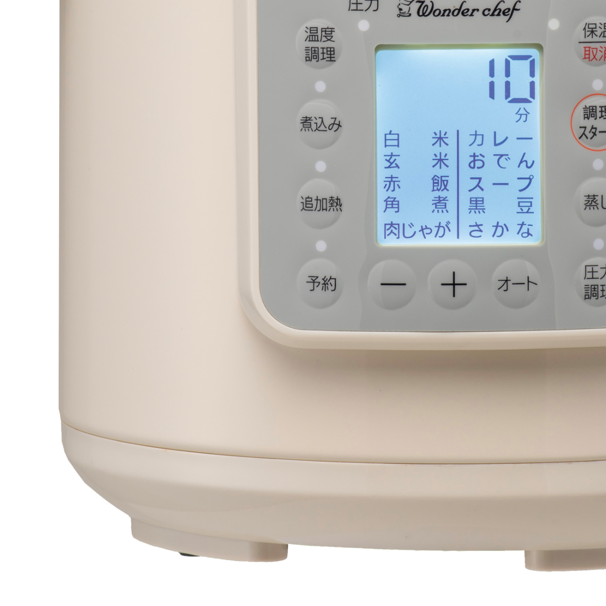 ワンダーシェフ 電気圧力鍋 4L マイコン 楽ポン ヌージュ