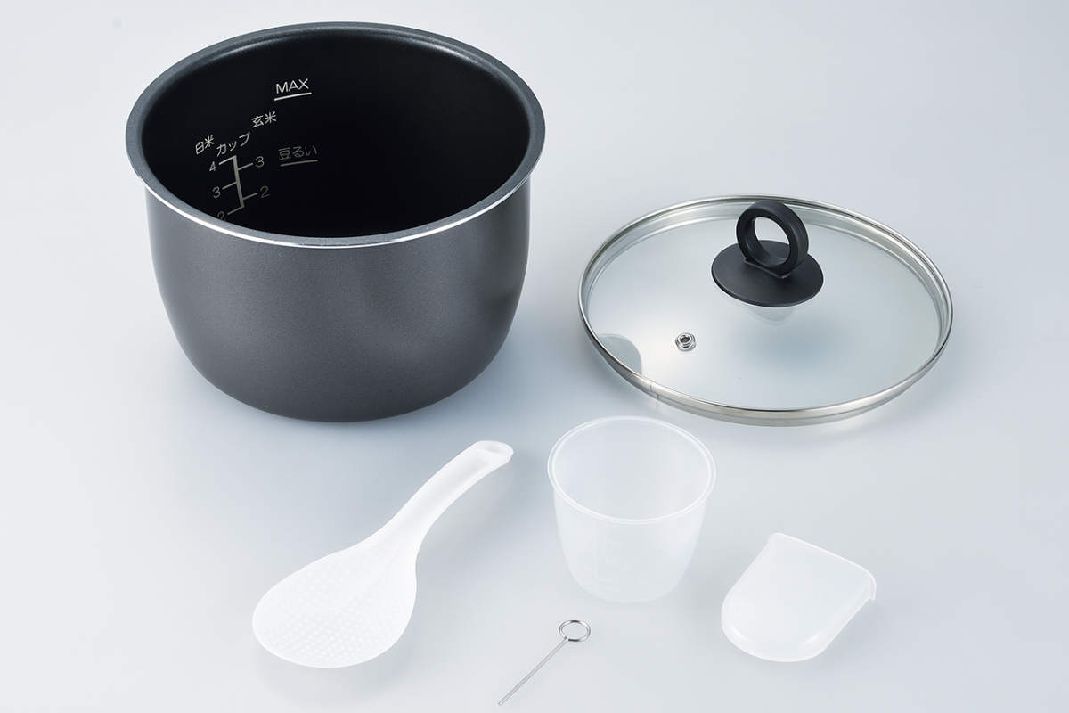 タマハシ 電気圧力鍋 3L ERETTO mono レシピ付き （ 圧力鍋 圧力式電気