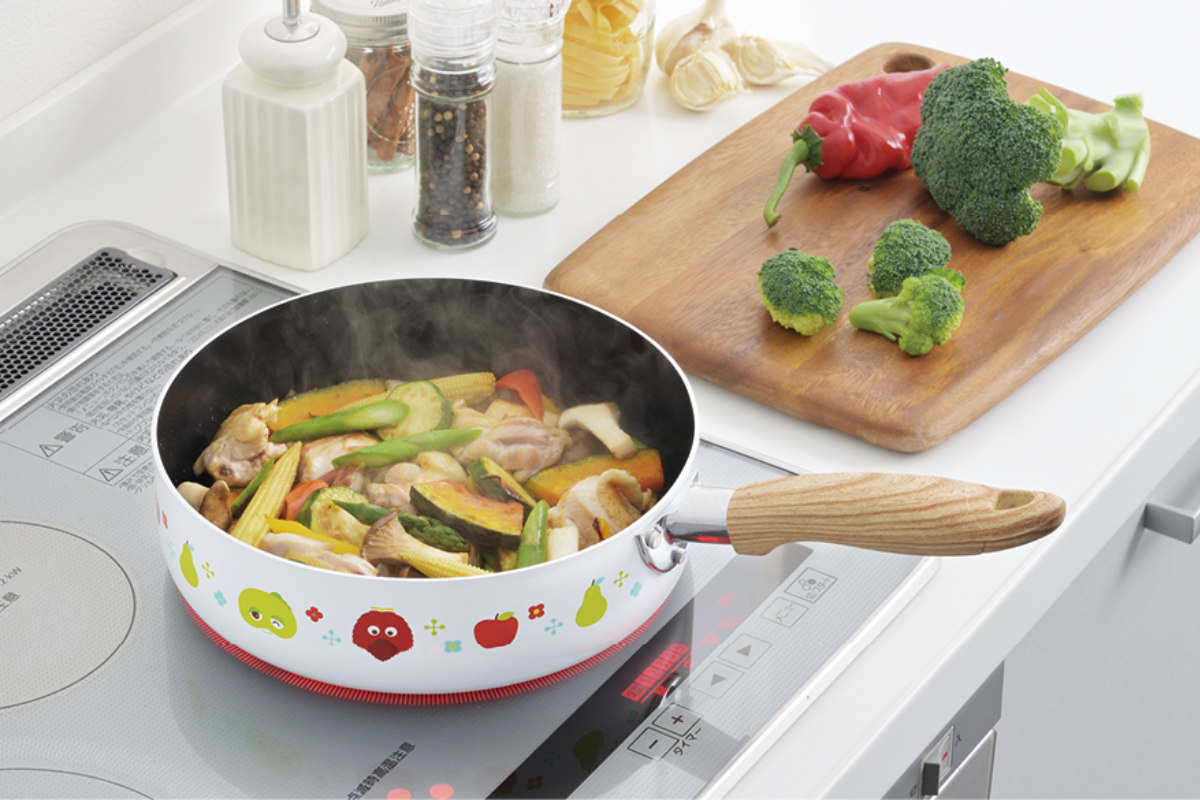 タマハシ フライパン 24cm IH対応 ガチャピン・ムック （ ガス火対応