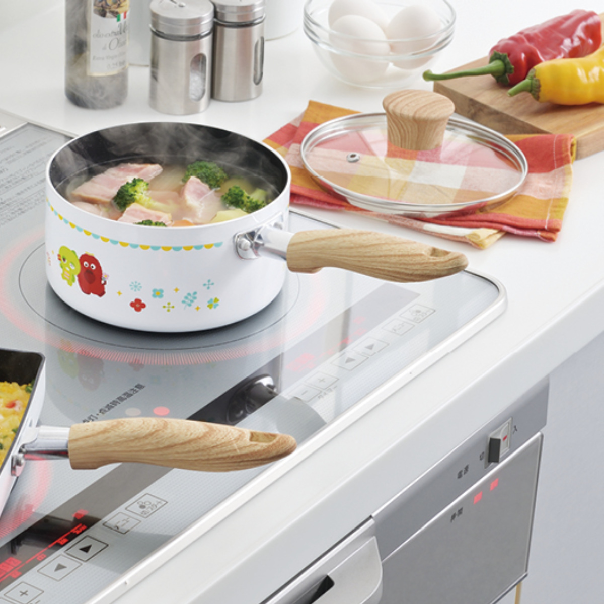 シリット 片手鍋 16センチ シリット 片手鍋 16cm ブラック 蓋あり