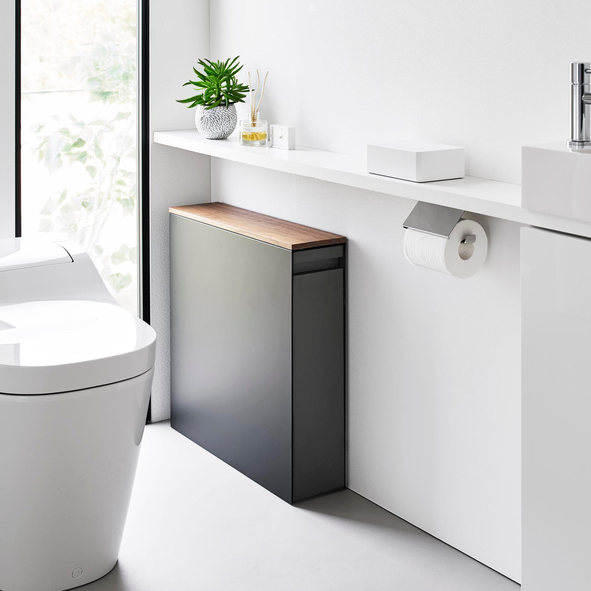 tower 山崎実業 隠せるトイレ引き出し収納 タワー （ 4903208014267