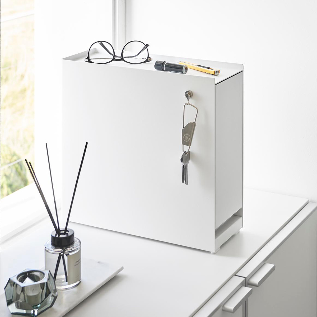 tower 特典付き 山崎実業 隠せる引き出し収納 タワー （ 4903208014281