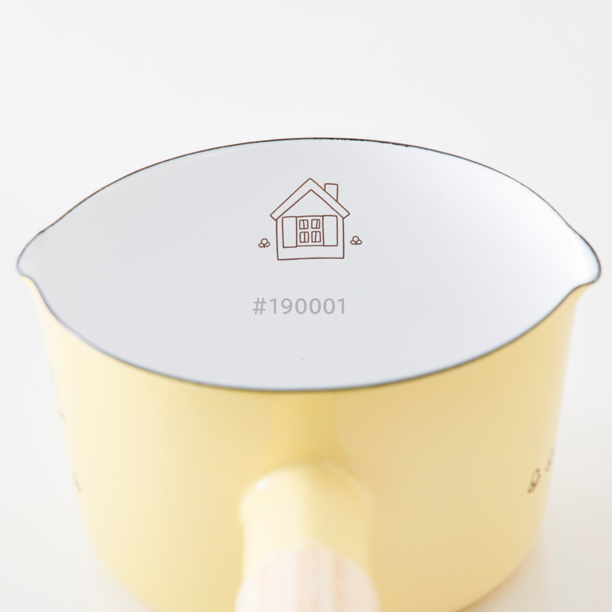 富士ホーロー ミルクパン 12cm ガス火専用 MIFFY PASTEL Honey Ware
