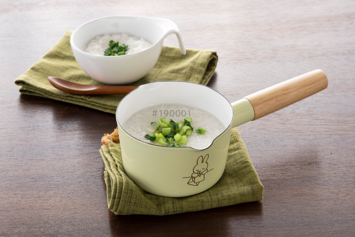 富士ホーロー ミルクパン 12cm ガス火専用 MIFFY PASTEL Honey Ware