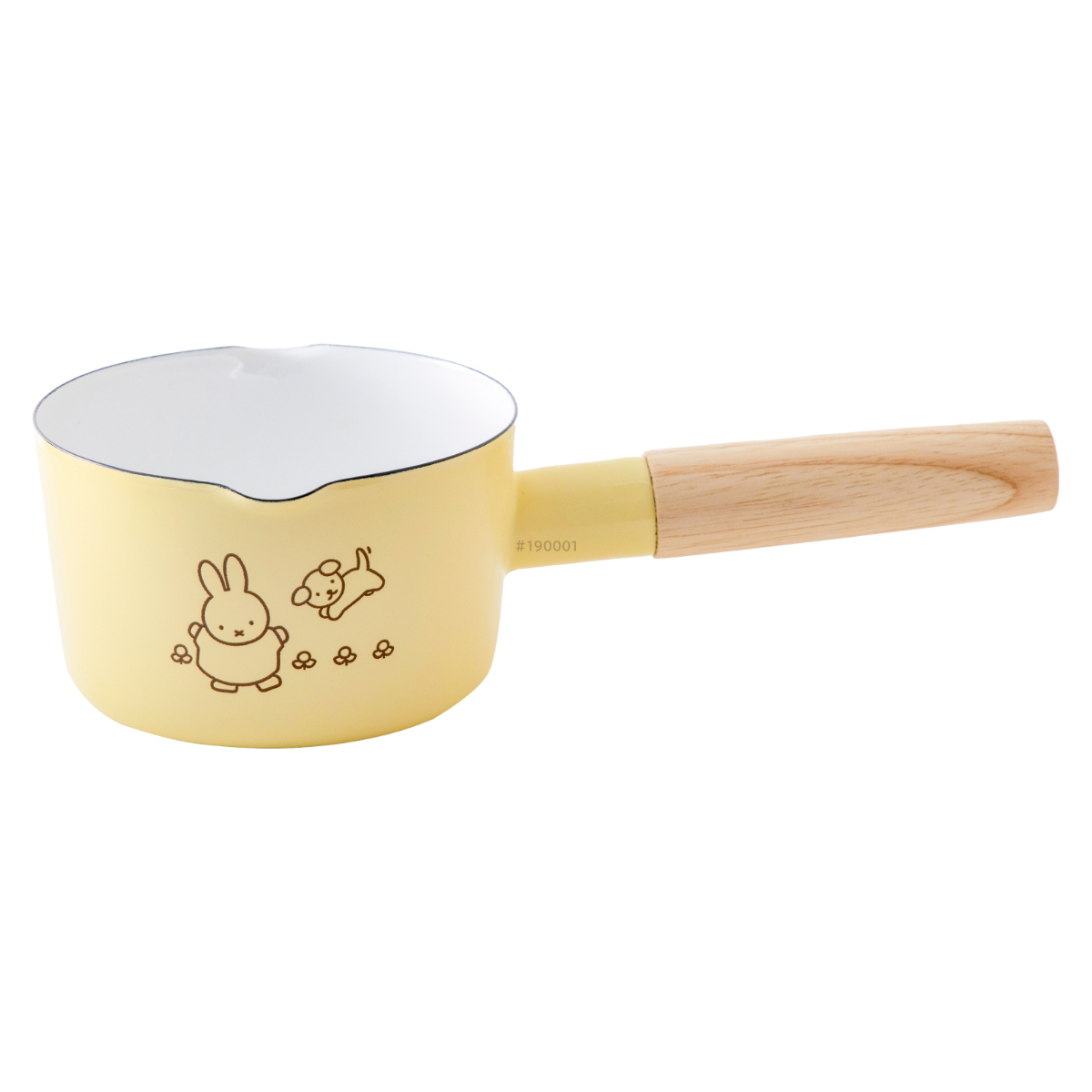 富士ホーロー ミルクパン 12cm ガス火専用 MIFFY PASTEL Honey Ware