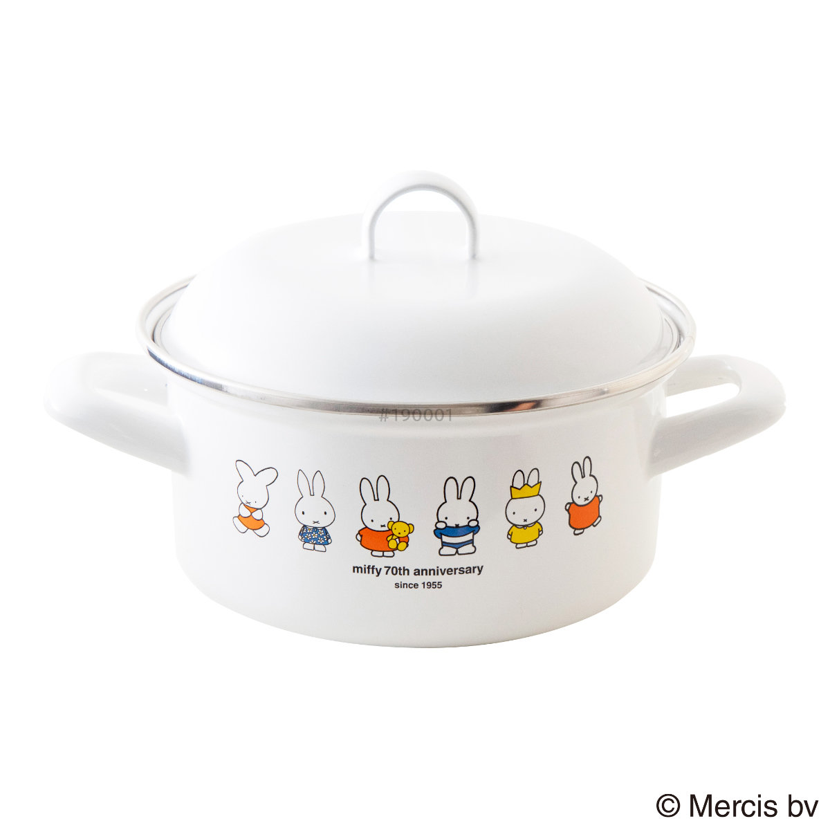 Honey Ware キャセロール 15cm IH対応 ミッフィー70周年 富士ホーロー